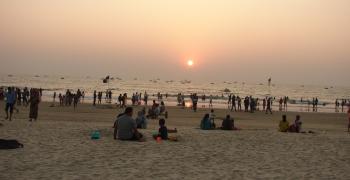 Индия. Колва пляж (Южный Гоа)