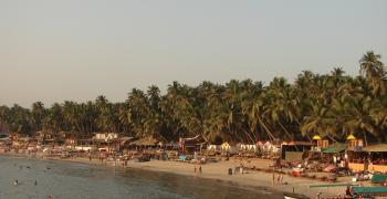 Индия. Южный Гоа. Палолем пляж