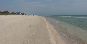 Федотова коса в Кирилловке (Украина, Азовское море)