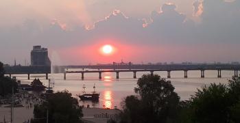 Набережная Днепра самая длинная в Европе