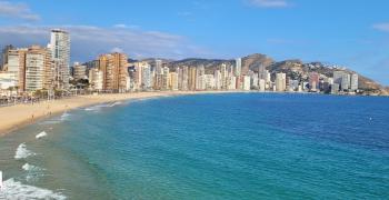 бенидорм набережная. испания