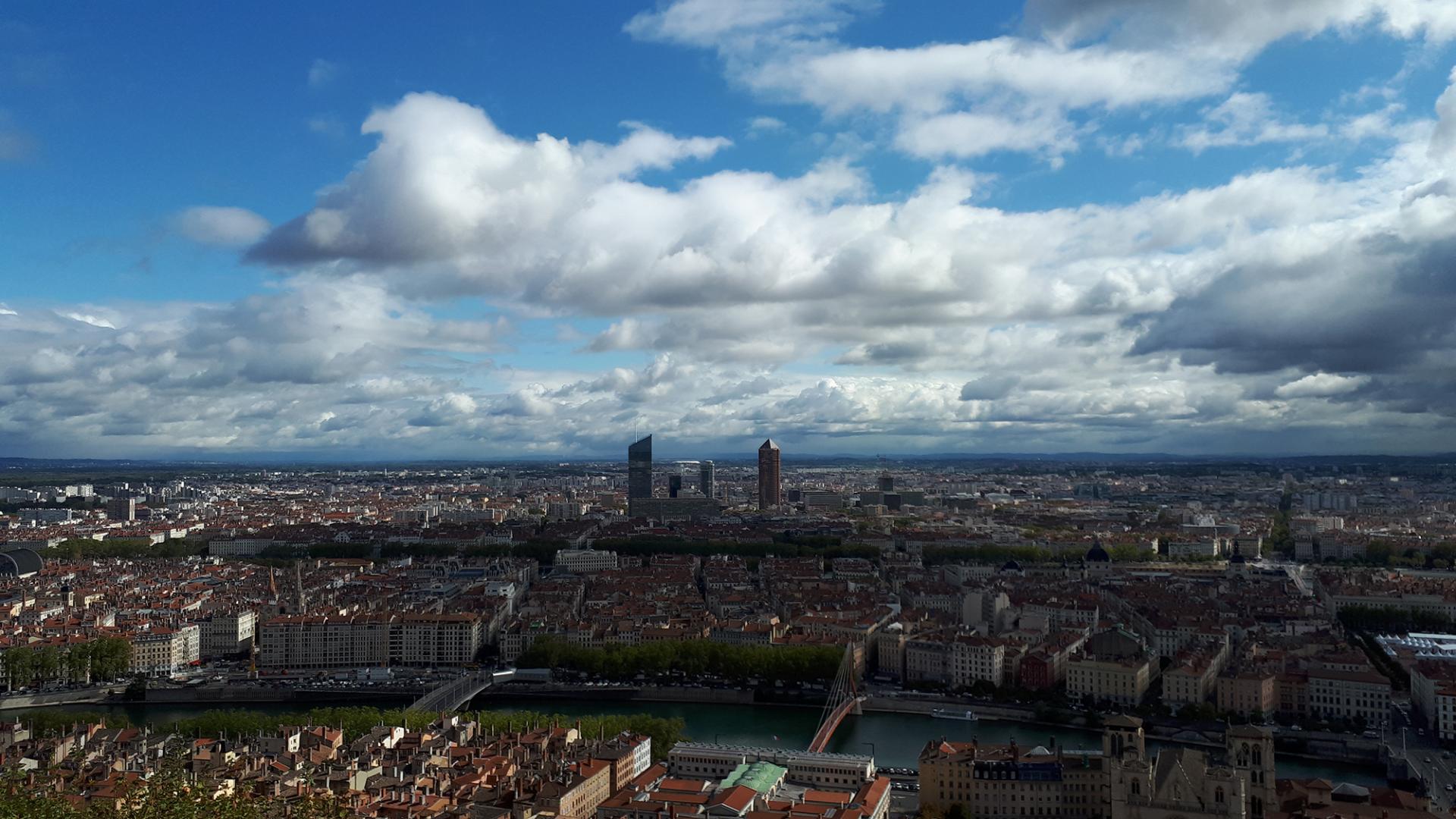 Beste Aussicht auf Lyon (Frankreich)