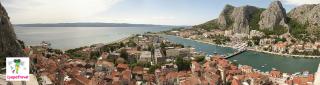 Хорватия. Панорама на Омыш
