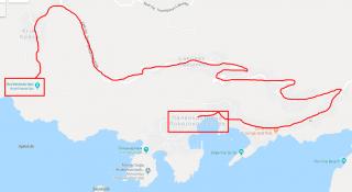 Греция. Корфу. Ангелокастра