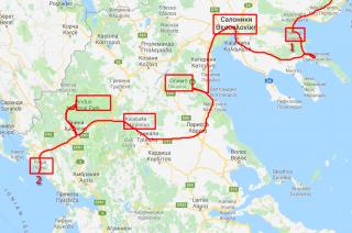 По Греции на автомобиле (Халкидики-Салоники-Литохоро-Каламбака-Парга)