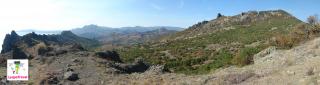 Панорама на Кара-Даге. Крым