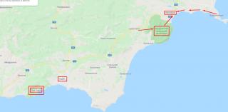 Крым ТОП 1. Карта достопримечательностей