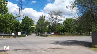 Вход с парковкой возле карьера. Днепр