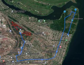 Карта "Богородникая крепость и лес на Северном в Днепре"