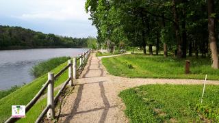 прогулочные аллеи на турбазе Золотой пляж