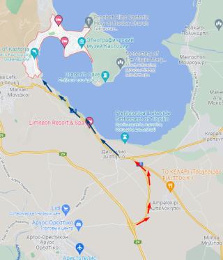 магазины шуб кастория. греция
