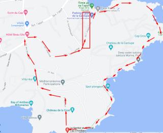 антиб тропа. франция