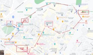 таррагона маршрут. испания