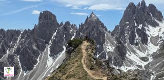 смотровая площадка Punto Panoramico Dolomiti по пути к Cadini group (тропа 117)